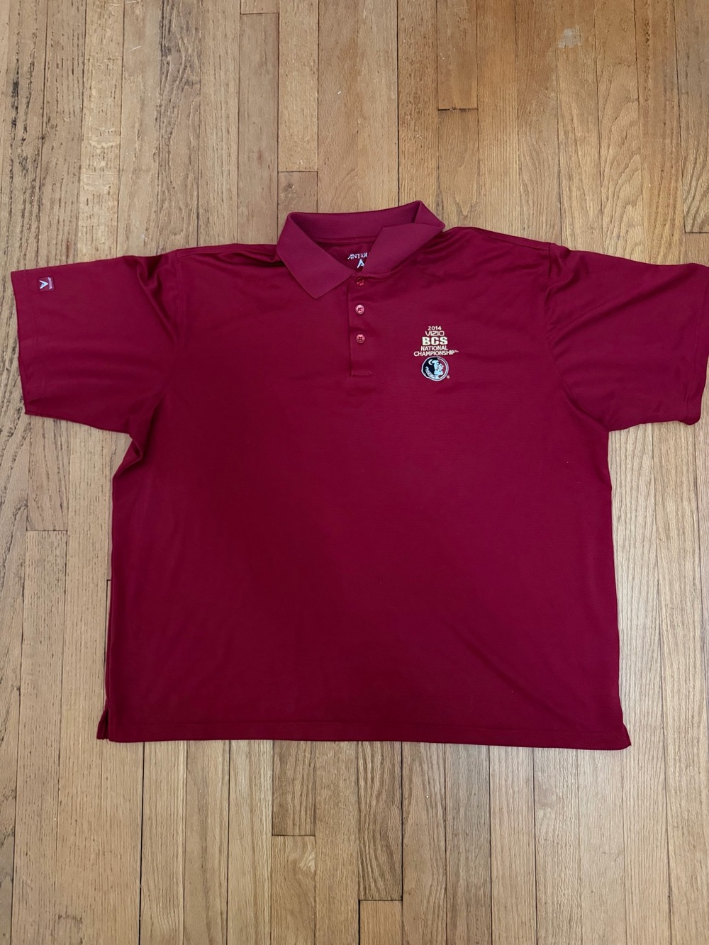 Florida State University Seminoles 2014 BCS Championship Antigua Polo - Size XL